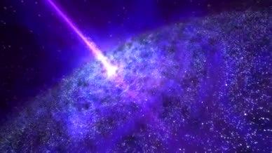4K蓝紫唯美大气宇宙星空旋涡穿梭动感背景视频的预览图